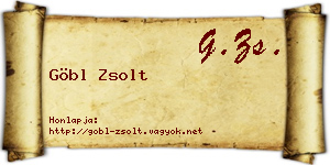 Göbl Zsolt névjegykártya